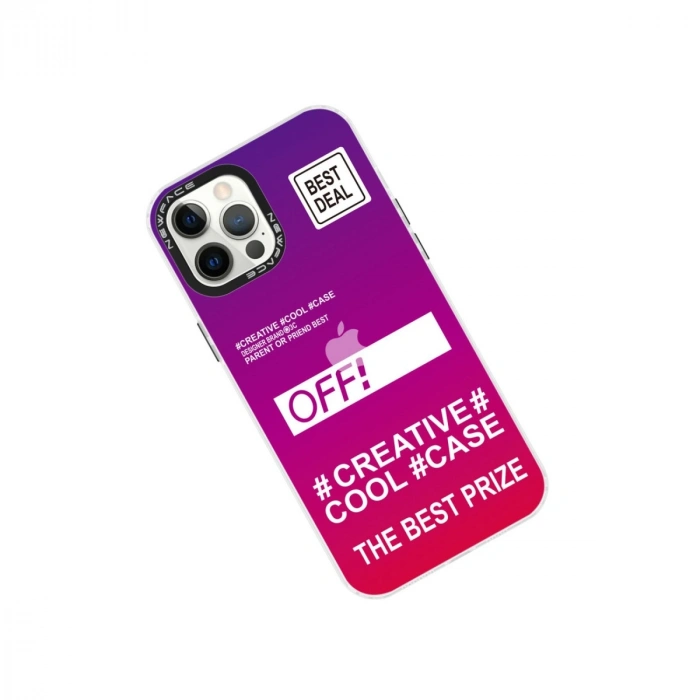 Apple İphone 12 Pro Max Kılıf Estoril Desenli Kapak - Estoril - 9