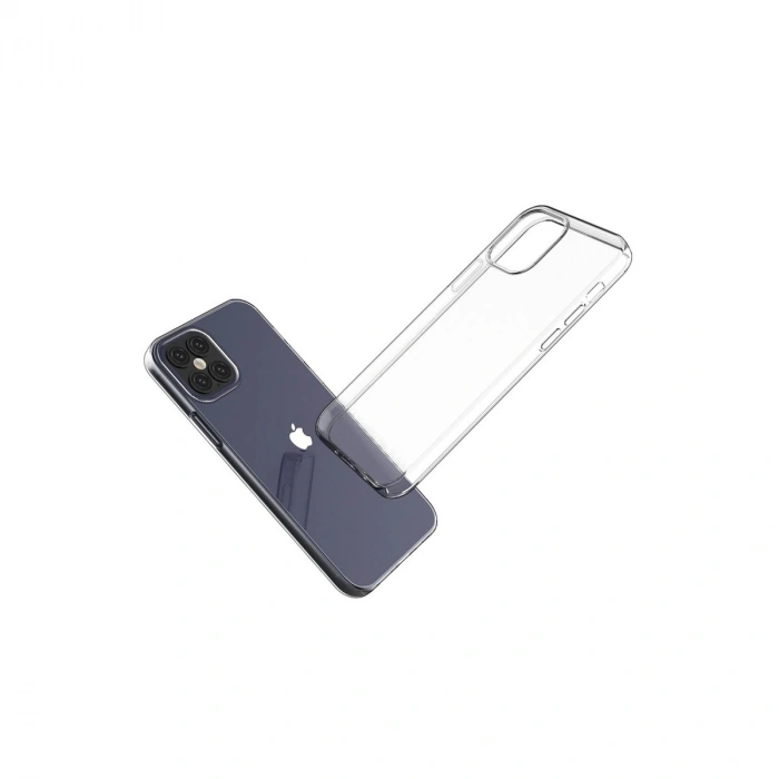 Apple İphone 12 Pro Max Kılıf Lüx Şeffaf Silikon