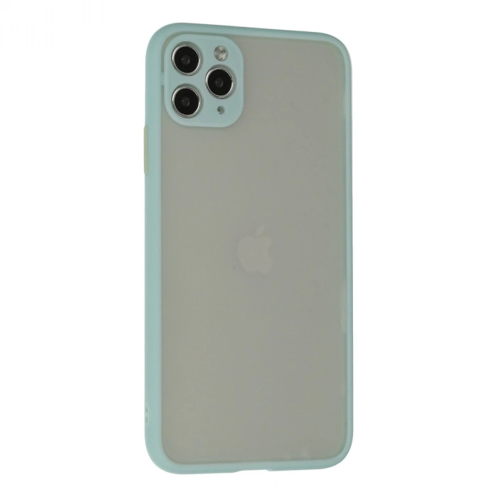 Apple İphone 12 Pro Max Kılıf Montreal Silikon Kapak - Turkuaz