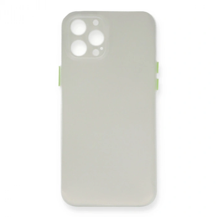 Apple İphone 12 Pro Max Kılıf Pp Ultra İnce Kapak - Beyaz