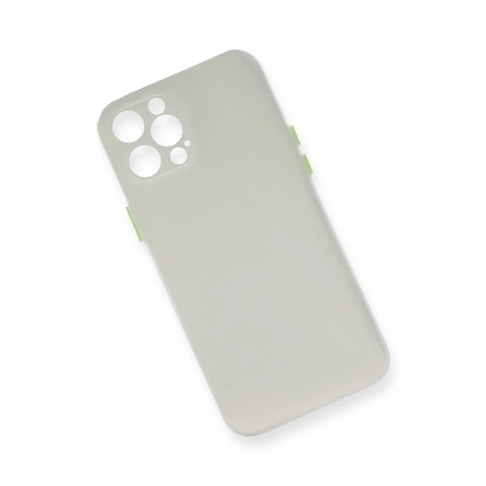 Apple İphone 12 Pro Max Kılıf Pp Ultra İnce Kapak - Beyaz