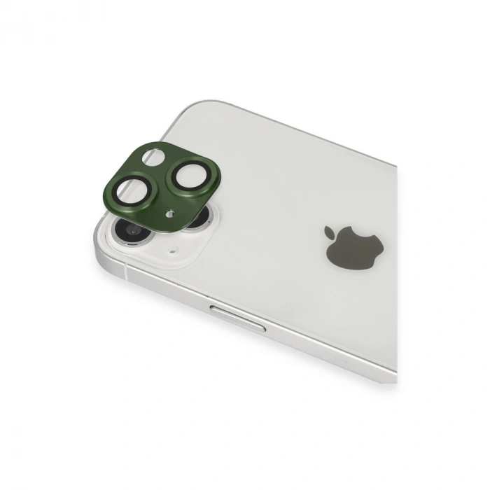Apple İphone 13 Pers Alüminyum Kamera Lens - Yeşil