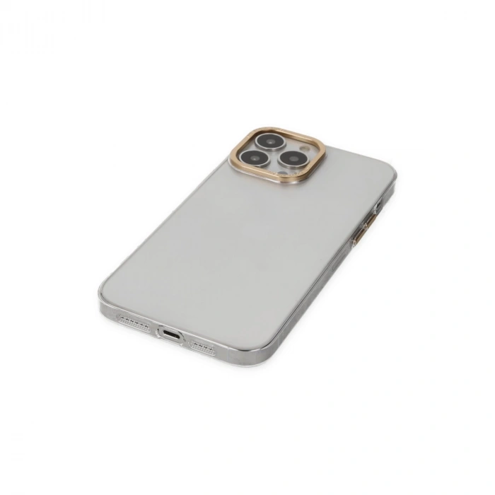 Apple İphone 13 Pro Kılıf Anka Pc Sert Metal Kapak - Şeffaf