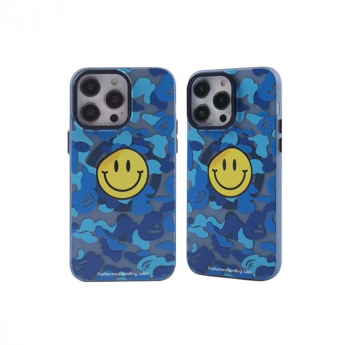 Apple İphone 13 Pro Kılıf Apollo Magneticsafe Desenli Kapak - Apollo Mavi - 1