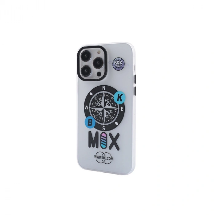 Apple İphone 13 Pro Kılıf Apollo Magneticsafe Desenli Kapak - Apollo Şeffaf - 3