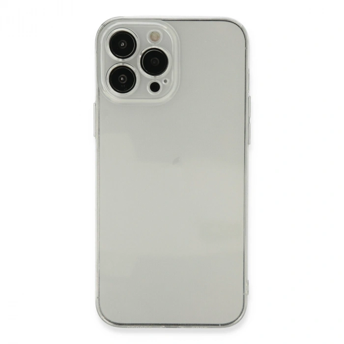 Apple İphone 13 Pro Kılıf Fly Lens Silikon - Şeffaf
