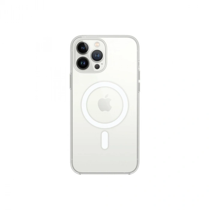 Apple İphone 13 Pro Kılıf Magneticsafe Şeffaf Silikon - Şeffaf
