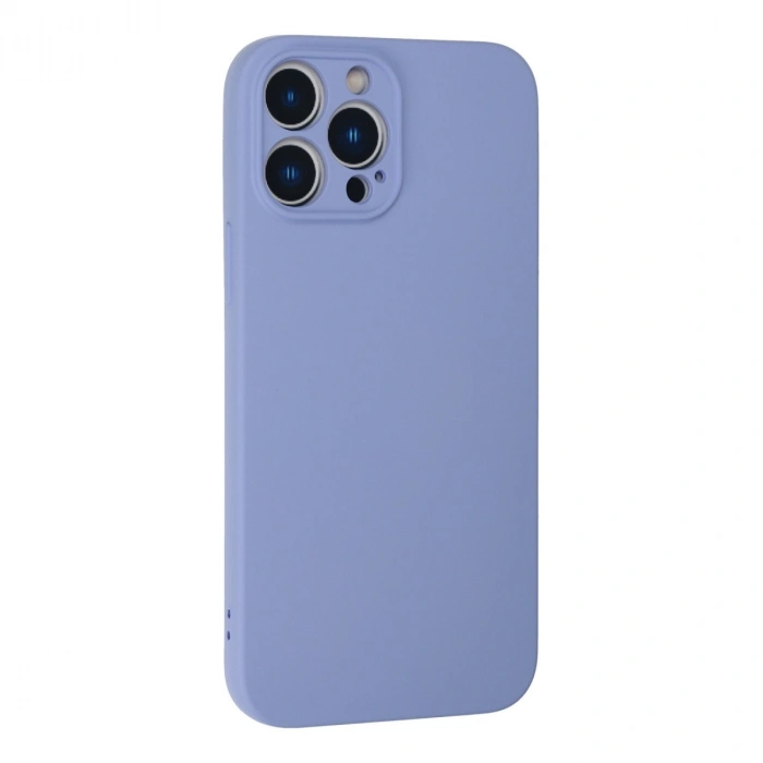 Apple İphone 13 Pro Kılıf Nano İçi Kadife Silikon - Lila