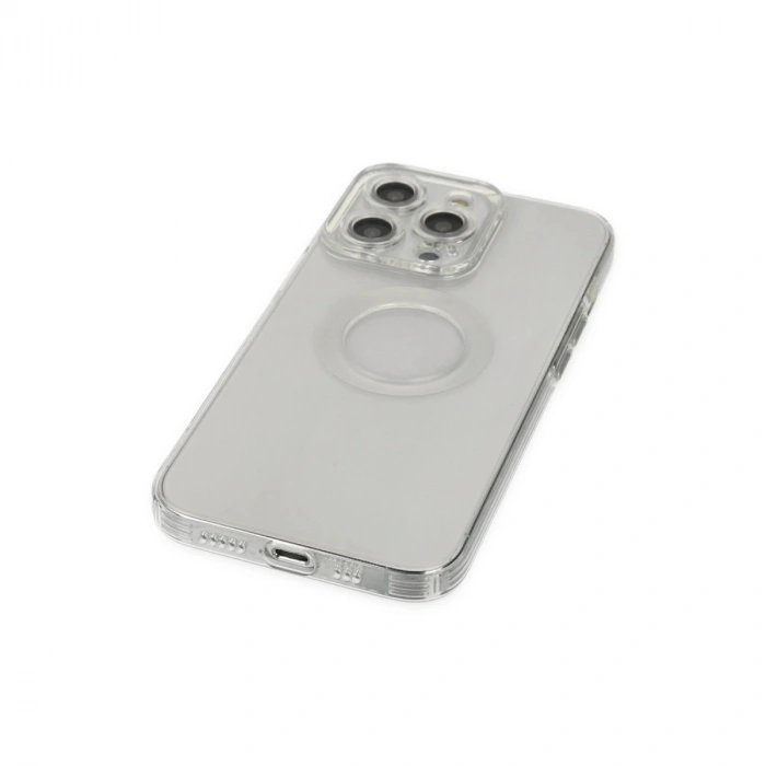 Apple İphone 13 Pro Kılıf Santa Lens Silikon - Şeffaf