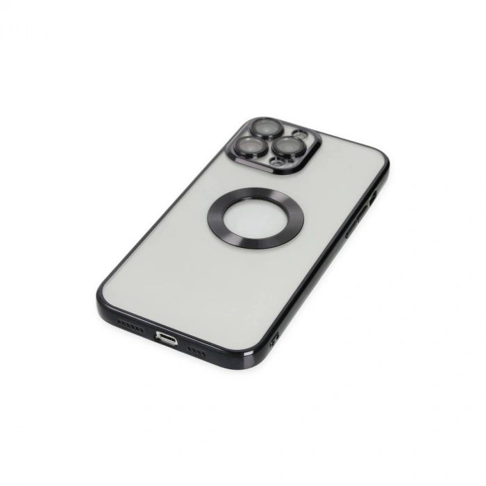 Apple İphone 13 Pro Kılıf Slot Silikon - Siyah