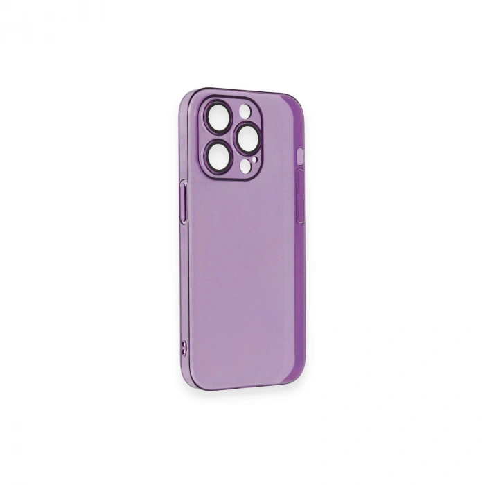 Apple İphone 13 Pro Max Kılıf Armada Lensli Kapak - Derin Mor