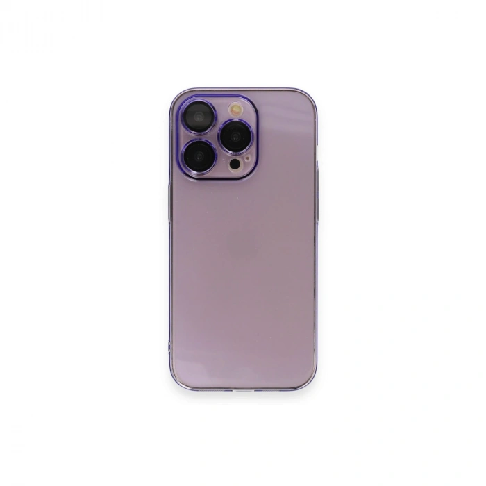 Apple İphone 13 Pro Max Kılıf Armada Lensli Kapak - Lila