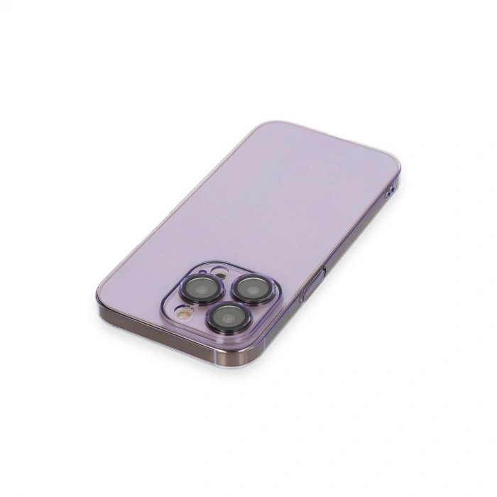 Apple İphone 13 Pro Max Kılıf Armada Lensli Kapak - Lila