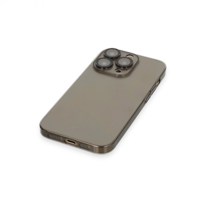 Apple İphone 13 Pro Max Kılıf Armada Lensli Kapak - Siyah