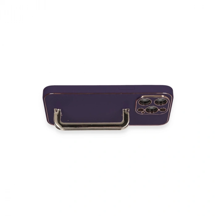 Apple İphone 13 Pro Max Kılıf Coco Elit Kapak - Derin Mor