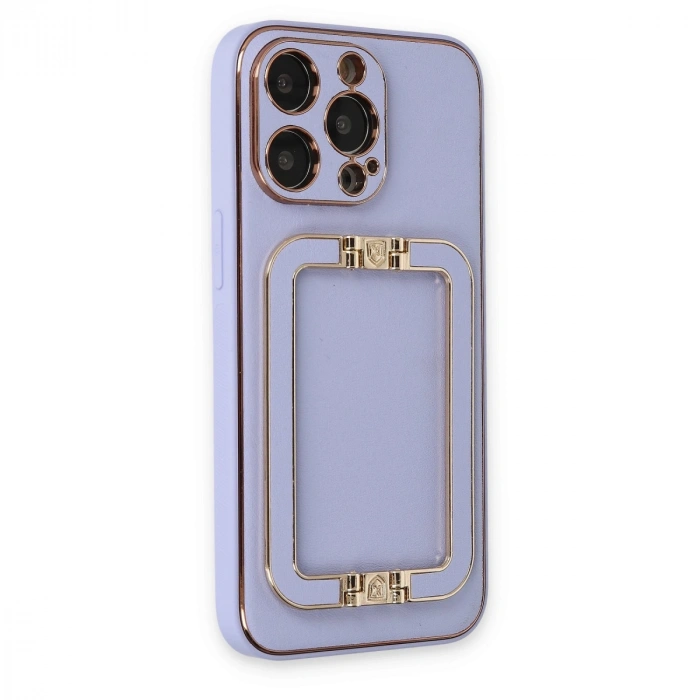 Apple İphone 13 Pro Max Kılıf Coco Elit Kapak - Lila