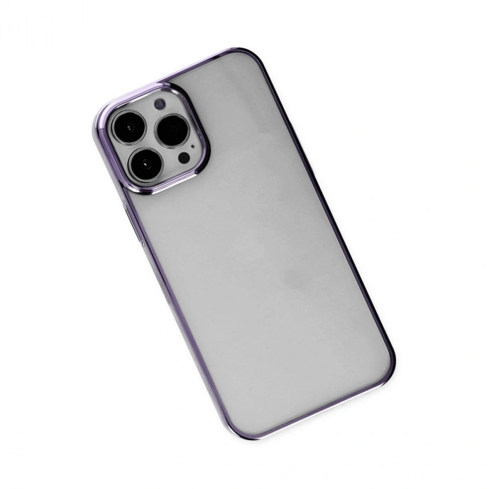 Apple İphone 13 Pro Max Kılıf Element Silikon - Mor