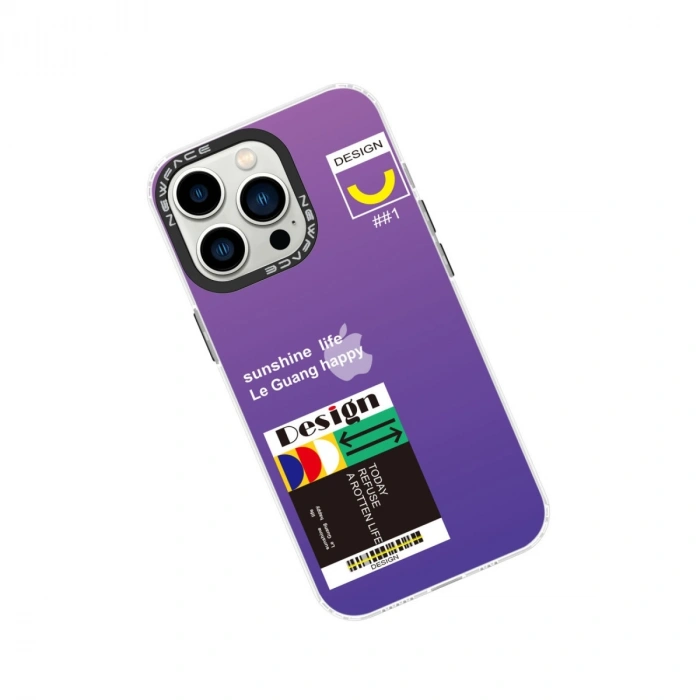 Apple İphone 13 Pro Max Kılıf Estoril Desenli Kapak - Estoril - 4