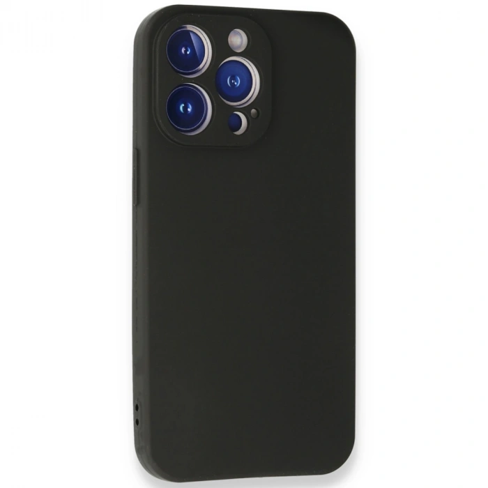 Apple İphone 13 Pro Max Kılıf First Silikon - Siyah