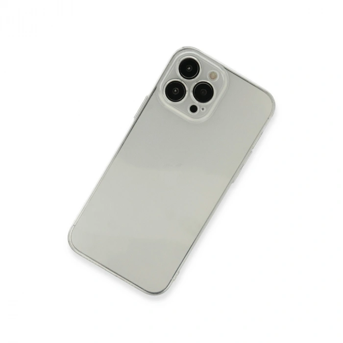 Apple İphone 13 Pro Max Kılıf Fly Lens Silikon - Şeffaf