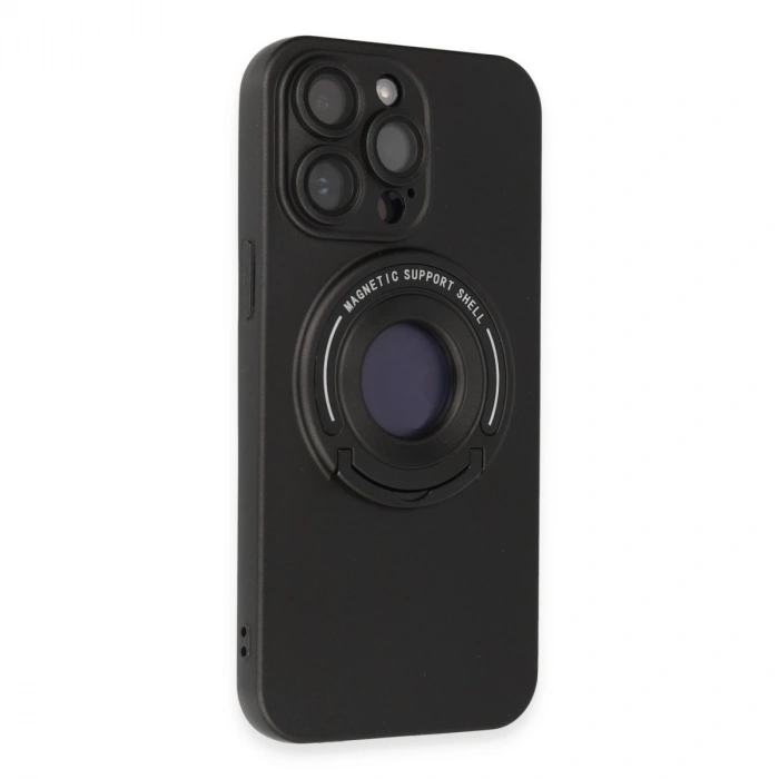 Apple İphone 13 Pro Max Kılıf Lukka Magneticsafe Kapak - Siyah