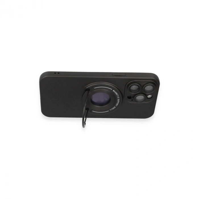 Apple İphone 13 Pro Max Kılıf Lukka Magneticsafe Kapak - Siyah