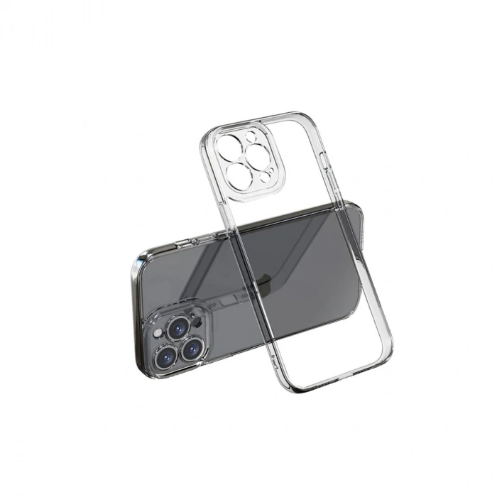 Apple İphone 13 Pro Max Kılıf Lüx Şeffaf Silikon