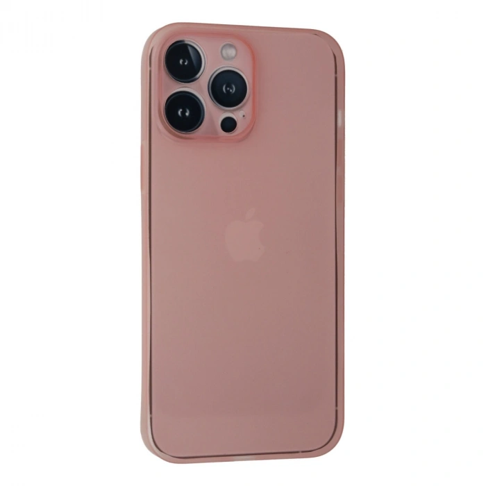 Apple İphone 13 Pro Max Kılıf Pp Ultra İnce Kapak - Pembe