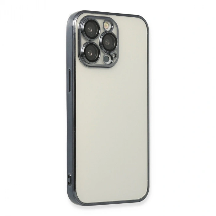 Apple İphone 13 Pro Max Kılıf Razer Lensli Silikon - Siyah