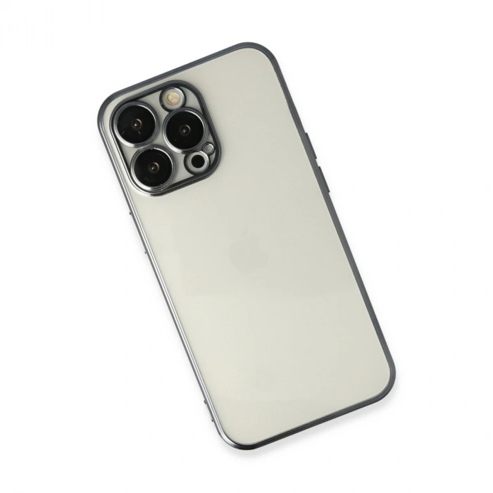 Apple İphone 13 Pro Max Kılıf Razer Lensli Silikon - Siyah