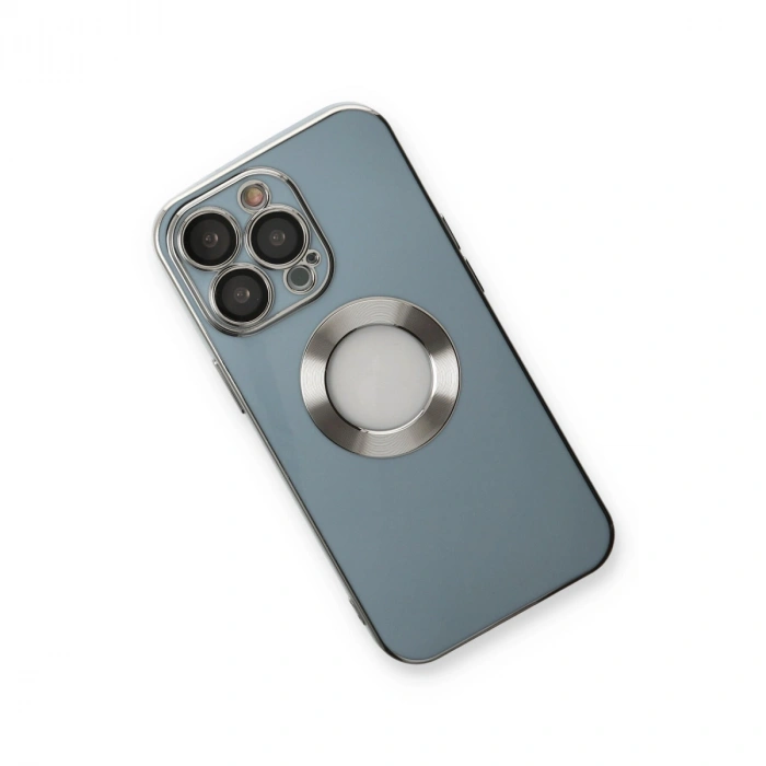 Apple İphone 13 Pro Max Kılıf Store Silikon - Sierra Blue