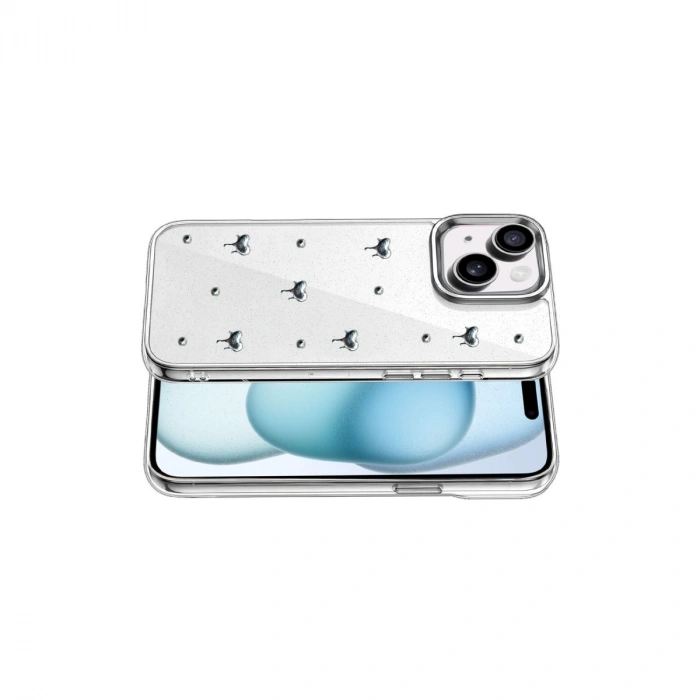 Apple İphone 14 Fiyonk Desenli Kapak - Desen 1
