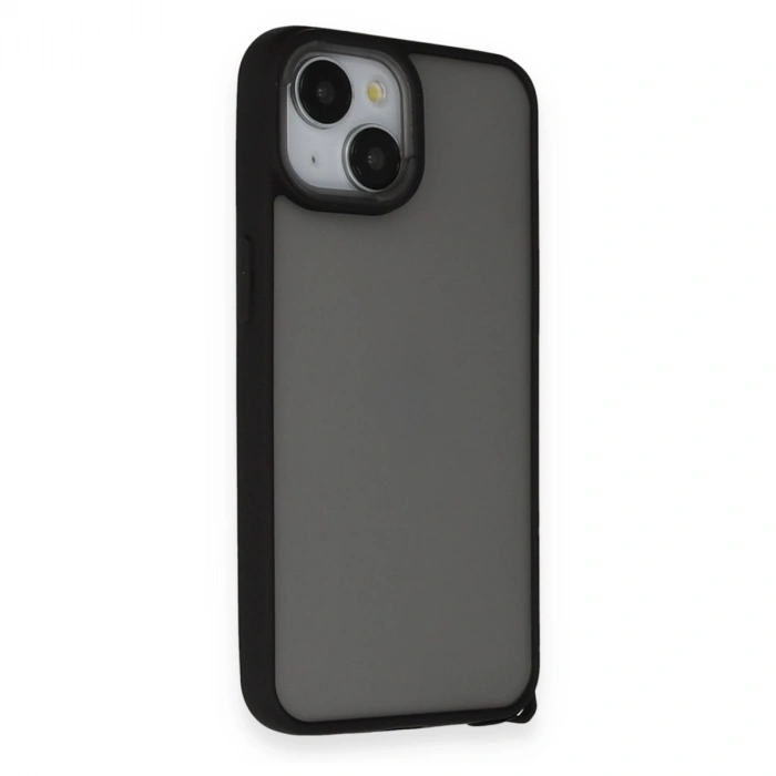 Apple İphone 14 Kılıf Elegant Kapak - Siyah