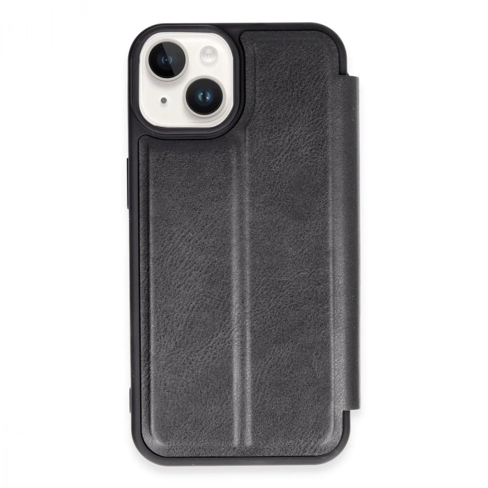 Apple İphone 14 Kılıf Flip Cover - Siyah