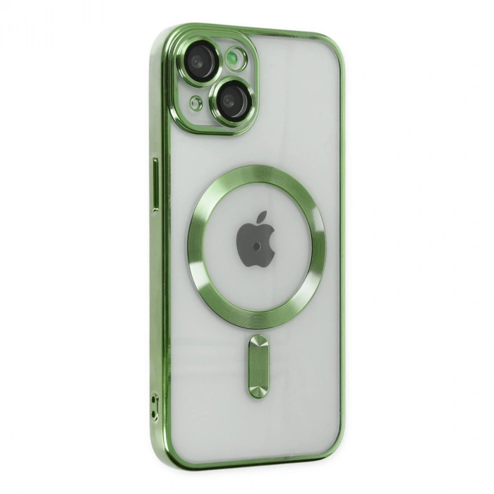 Apple İphone 14 Kılıf Kross Magneticsafe Kapak - Koyu Yeşil