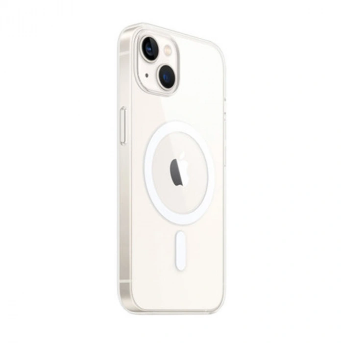 Apple İphone 14 Kılıf Magneticsafe Şeffaf Silikon - Şeffaf