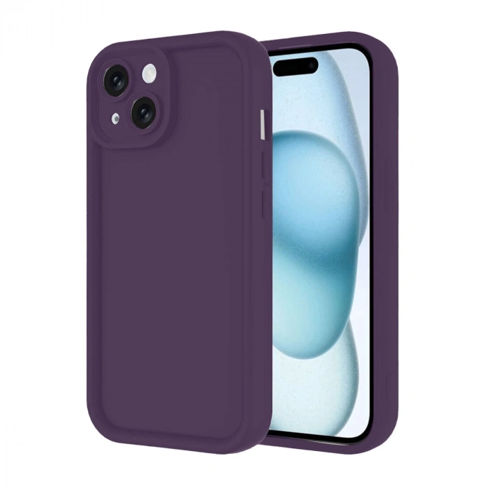 Apple İphone 14 Kılıf Viera Silikon - Mor