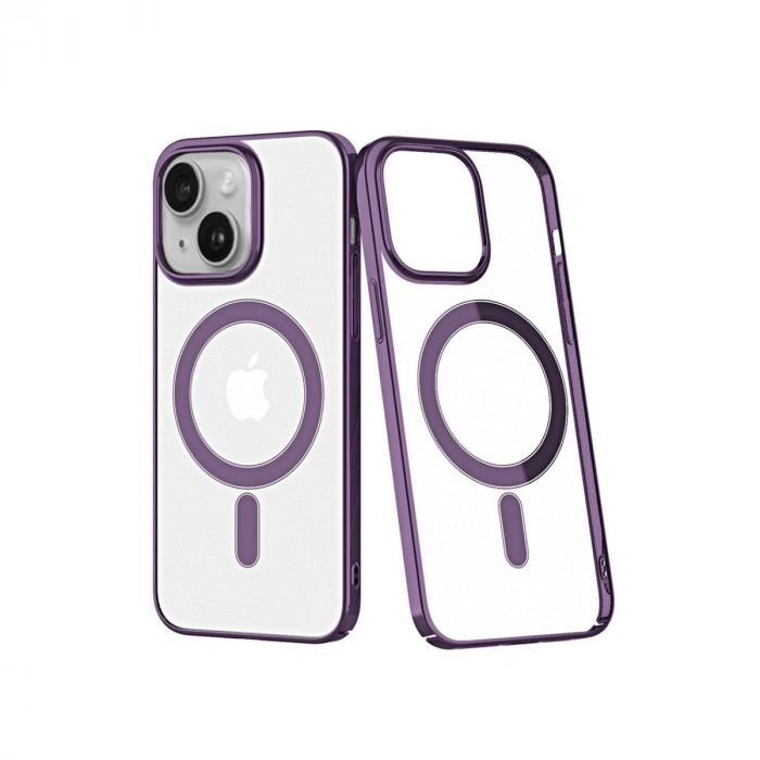 Apple İphone 14 Plus Kılıf Element Magneticsafe Sert Kapak - Mor