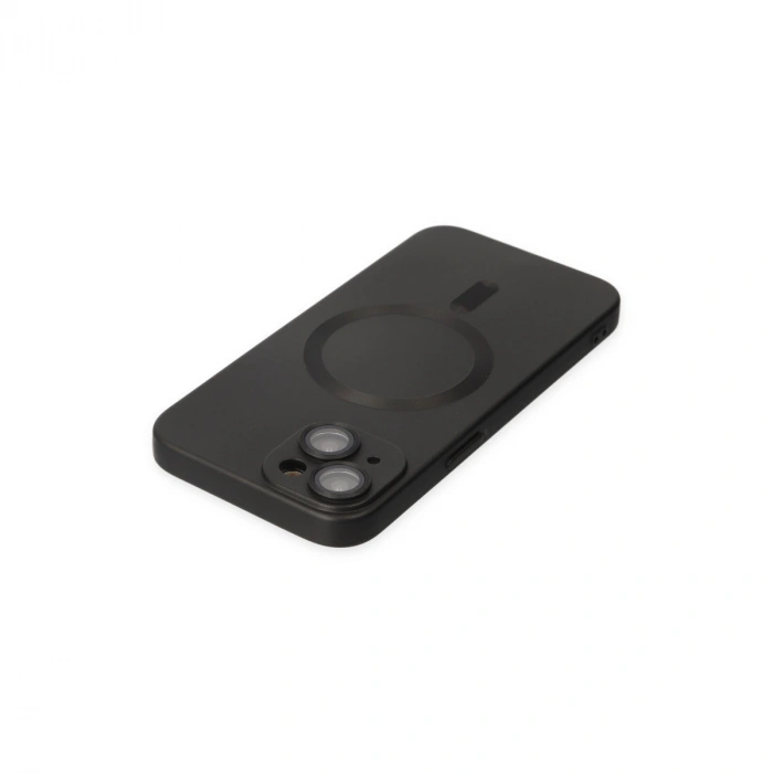 Apple İphone 14 Plus Kılıf Moshi Lens Magneticsafe Silikon - Siyah
