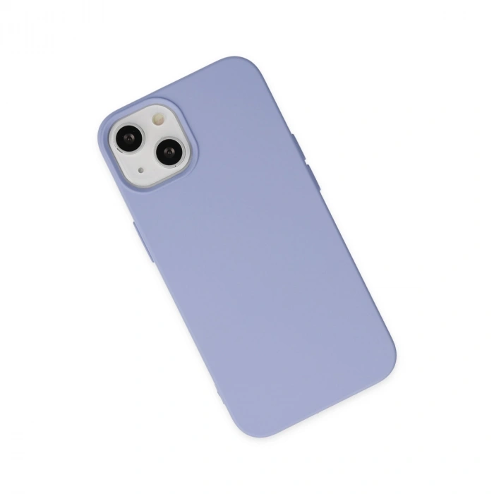 Apple İphone 14 Plus Kılıf Nano İçi Kadife Silikon - Lila