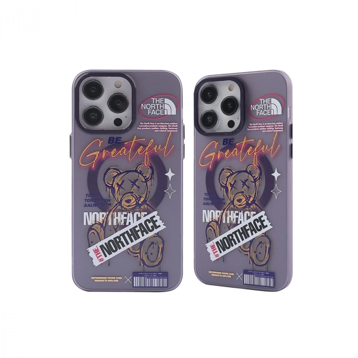 Apple İphone 14 Pro Kılıf Apollo Magneticsafe Desenli Kapak - Apollo Mor - 2