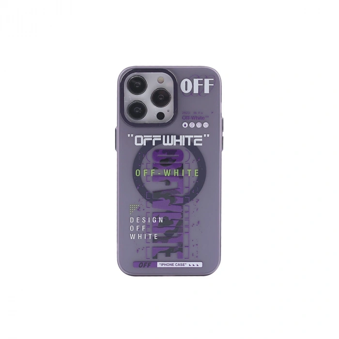 Apple İphone 14 Pro Kılıf Apollo Magneticsafe Desenli Kapak - Apollo Mor - 3