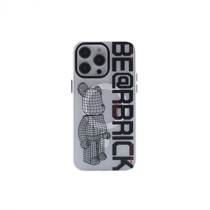 Apple İphone 14 Pro Kılıf Apollo Magneticsafe Desenli Kapak - Apollo Şeffaf - 1