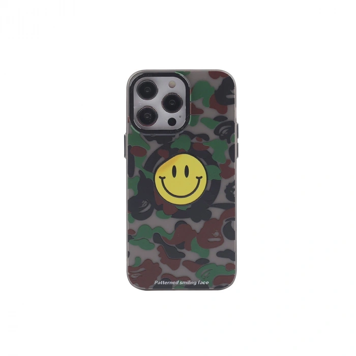 Apple İphone 14 Pro Kılıf Apollo Magneticsafe Desenli Kapak - Apollo Siyah - 4