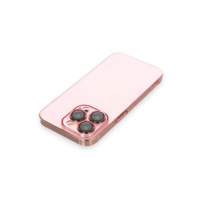 Apple İphone 14 Pro Kılıf Armada Lensli Kapak - Rose Gold