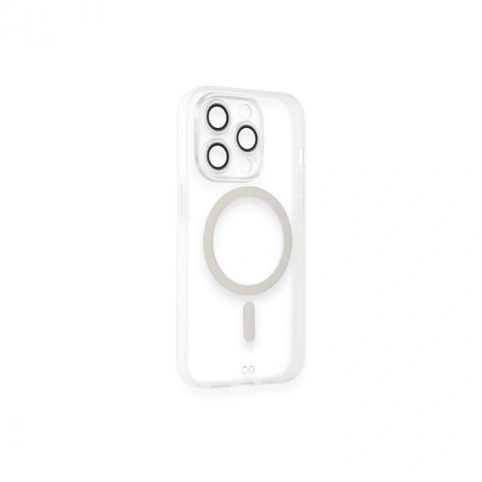 Apple İphone 14 Pro Kılıf Grand Magneticsafe Kapak - Şeffaf