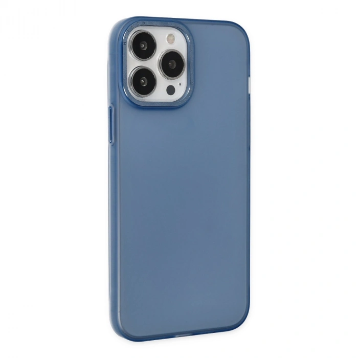 Apple İphone 14 Pro Kılıf Modos Metal Kapak - Lacivert