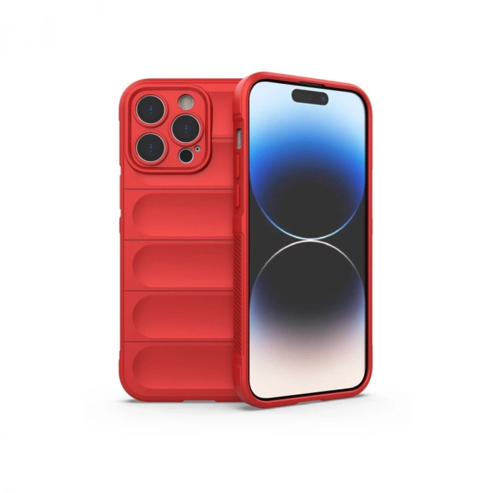 Apple İphone 14 Pro Kılıf Optimum Silikon - Kırmızı