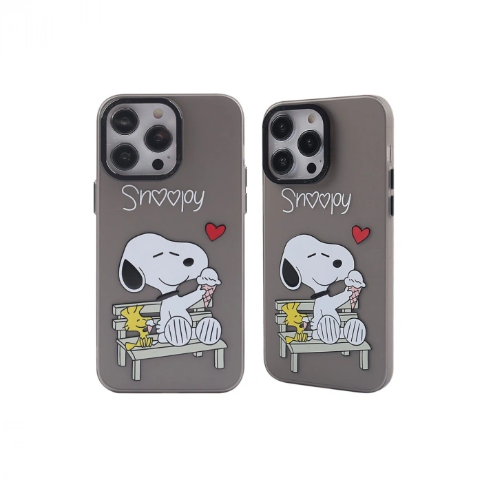 Apple İphone 14 Pro Kılıf Prada Desenli Kapak - Prada Siyah - 2