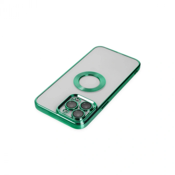 Apple İphone 14 Pro Kılıf Slot Silikon - Köknar Yeşili